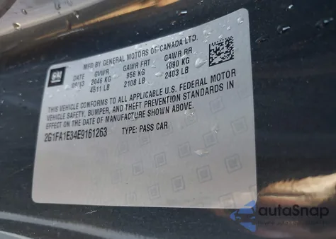 2014 Chevrolet Camaro 2Ls from USA, damaged, VIN 2G1FA1E34E9161263